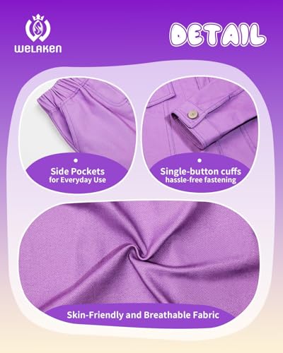 Image of WELAKEN Denim Skirt Sets for Girls Kids & Teen (Jean Jacket + Mini Skirts) II Girl's Clothing Sets