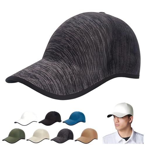 Image of Seamless Sports Baseball Cap, Ultra-Breathable Baseball Hat for Men Women, Solid Color, Quick-Drying