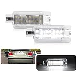 ✔ Paket – 2 weiße LED-Kennzeichenbeleuchtung für Renault Megane MK1, E-Prüfzeichen.