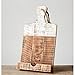 Creative Co-Op Distressed White Dipped Wood Tablet Holder