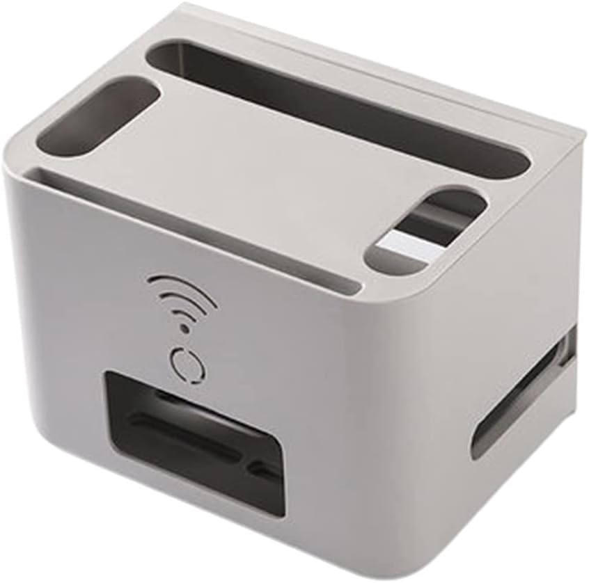 Desktop Wifi Router Storage Box Socket Wire Box Set Storage Rack Power Strip Hidden Finishing Box