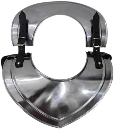 Garganta de armadura medieval y protector de cuello renacentista para recreación