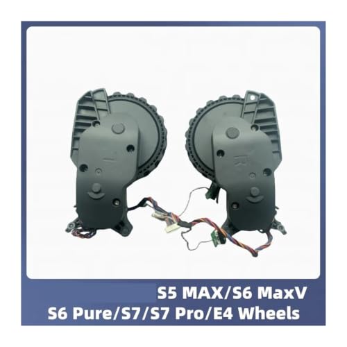 Roues pour Roborock S5 Max S6 MaxV S7 Pro - Paire de modules de marche gauche et droite - 3