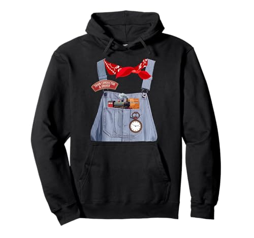 Modelo de conductor de tren de ferrocarril idea de disfraz para niños conductor de tren Sudadera con Capucha
