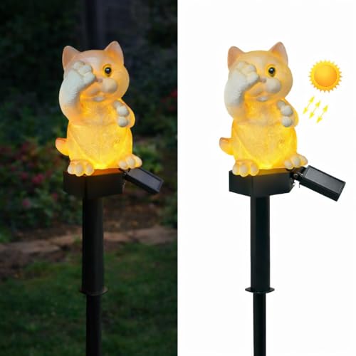 Image of CBK CAT Garden Solar Lights Outdoor Cute Bird LED Decorative Waterproof Garden Stake Lights, Lawn Lamp Light for Garden, Balcony, Patio, Yard Landscape Lighting