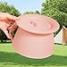 Chamber Bucket, 1.5L Portable Urinary Potty with Lid and Handle for Camping, Large Capacity Urinal Bucket, Multipurpose Outdoor Urinal for Women Men Teens