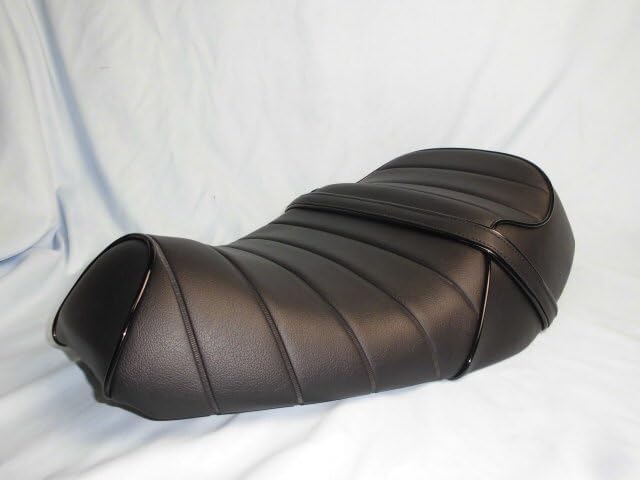 AF09 クレタク スパタク 純正改 黒レザー 段シート 黒エナメル