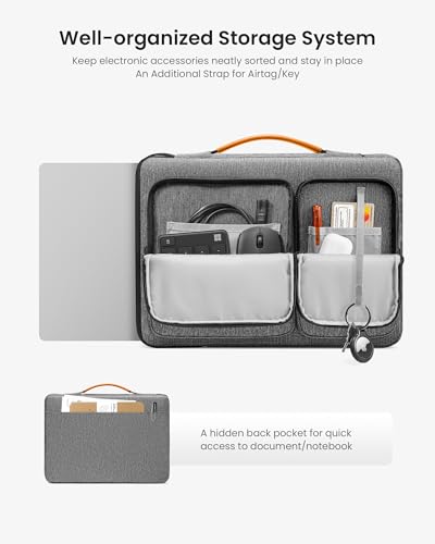 Image of tomtoc 360 Protective Laptop Carrying Case for 15.6-16.2 Inch Acer Aspire 5 /7, Lenovo Legion 5i Pro Gen 7, The Razer Blade 17, Dell Inspiron 16 /XPS 17, LG Gram 17, More Asus Thinkpad Chromebooks