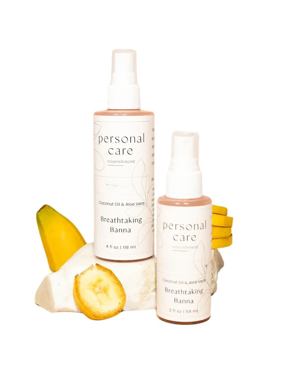 Banana Flavored Feminine Body Spray – Edible-Safe Hydrating Mist for Freshness, Balance & Daily Comfort (4 FL. OZ.)