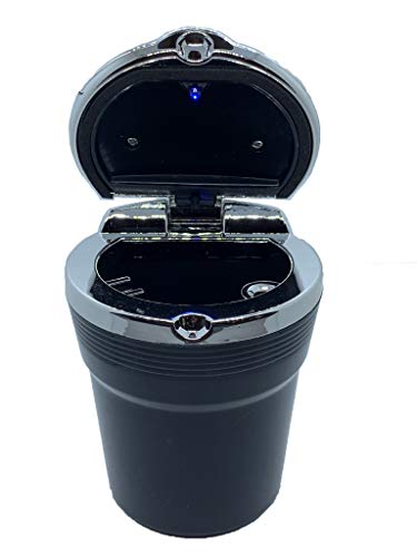 Light Smokeless Auto Car Outdoor Stainless Steel LED Cigar Cup Holder Portable Fire