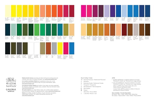 Image of Winsor & Newton Galeria Acrylic Colour - Jar of 500 ML - Titanium White (644) - Highly Pigmented Lightfast Artists' Acrylic Paints for Canvas, Wood, Fabric & Paper - More Colours Available