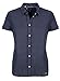 Produktbild SOQUESTO s´questo Damen Bluse Leinen-Baumwoll Mix 6160-501074, Grössen:38, Farben:Dunkelblau
