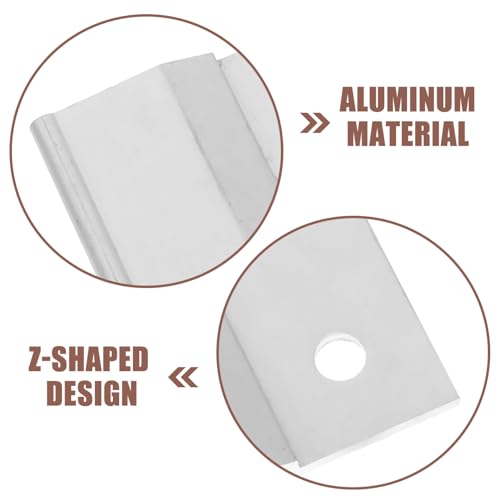 Image of OSALADI 4pcs Heavy Duty Picture Hangers Secure Wall Mount Brackets for Artwork Frames and Mirrors Easy Installation Picture Hanging Hardware