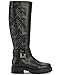 Karl Lagerfeld Paris Women's Meara-50/50 Knee Boot, Black, 7