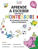 Aprende a Escribir con pauta Montessori – Vocales 3-4 años: Cuaderno de preescritura, grafomotricidad y lectoescritura en color con actividades ... para desarrollar la motricidad y la atención)