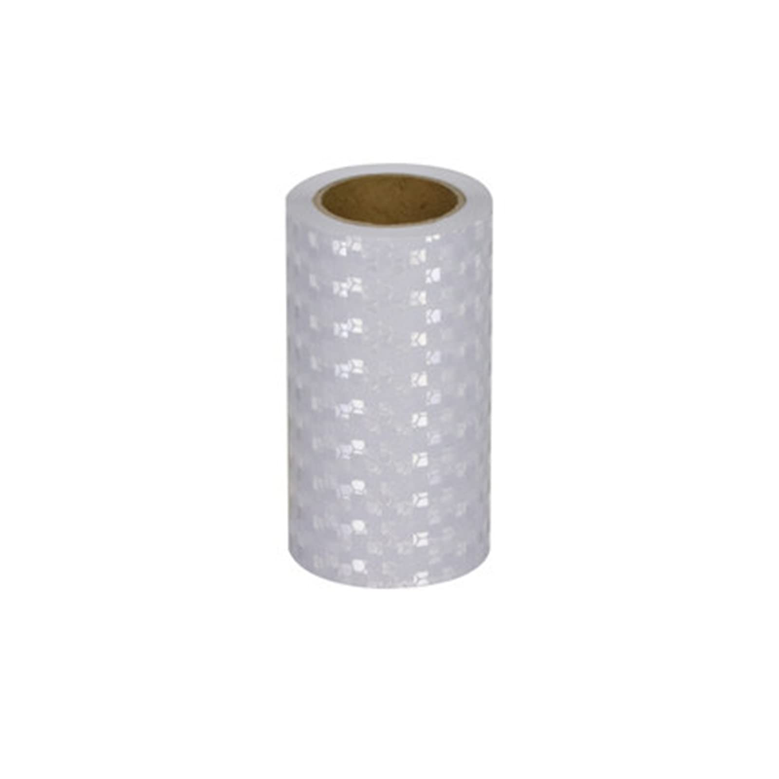 Reflektierendes Klebeband, 4 Zoll x 10 Fuß, wasserdichtes, gut sichtbares, selbstklebendes Anhängerband, industrielles Markierungsband, robustes Sicherheitsklebeband for den Außenbereich ( Color : Bia