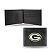 NFL Green Bay Packers Embroidered Genuine Leather Billfold Wallet
