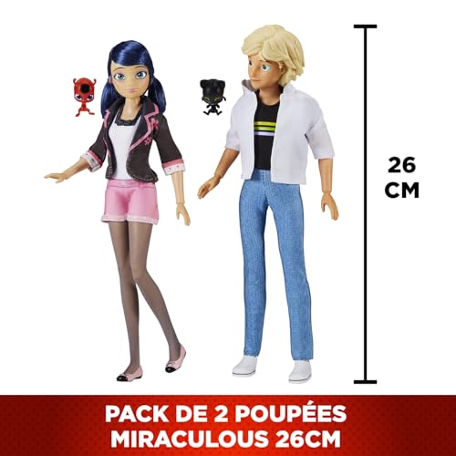 MIR Pack de 2 poupées 26 cm Marinette & Adrien - vue 10