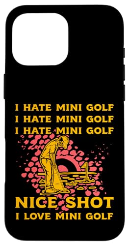 I love Mini Golf ���[���A ���p �t�@�~���[�S���t�@�[ �X�}�z�P�[�X iPhone 16 Pro Max �p