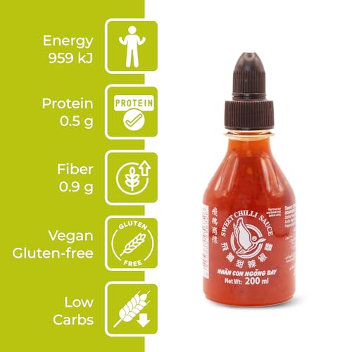 Image of Flying Goose Sriracha Sweet Chilli Sauce • Vegan • Gluten Free, 6.76 fl oz ℮ 200 ml