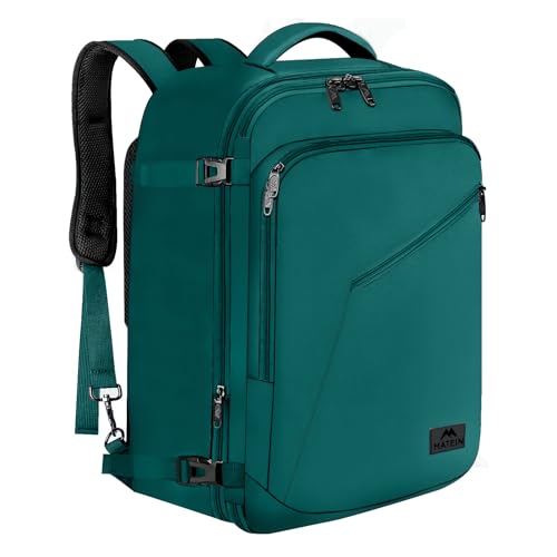MATEIN Travel Backpack for Men Women, Carry on Backpack for Airplanes, Simple Daypack with Trolley...