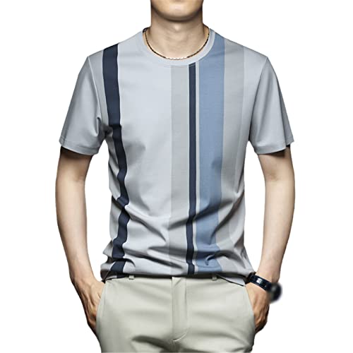 T-shirt d'été col rond anti-chaleur en soie glacée homme Qianhuise XL contre la transpiration