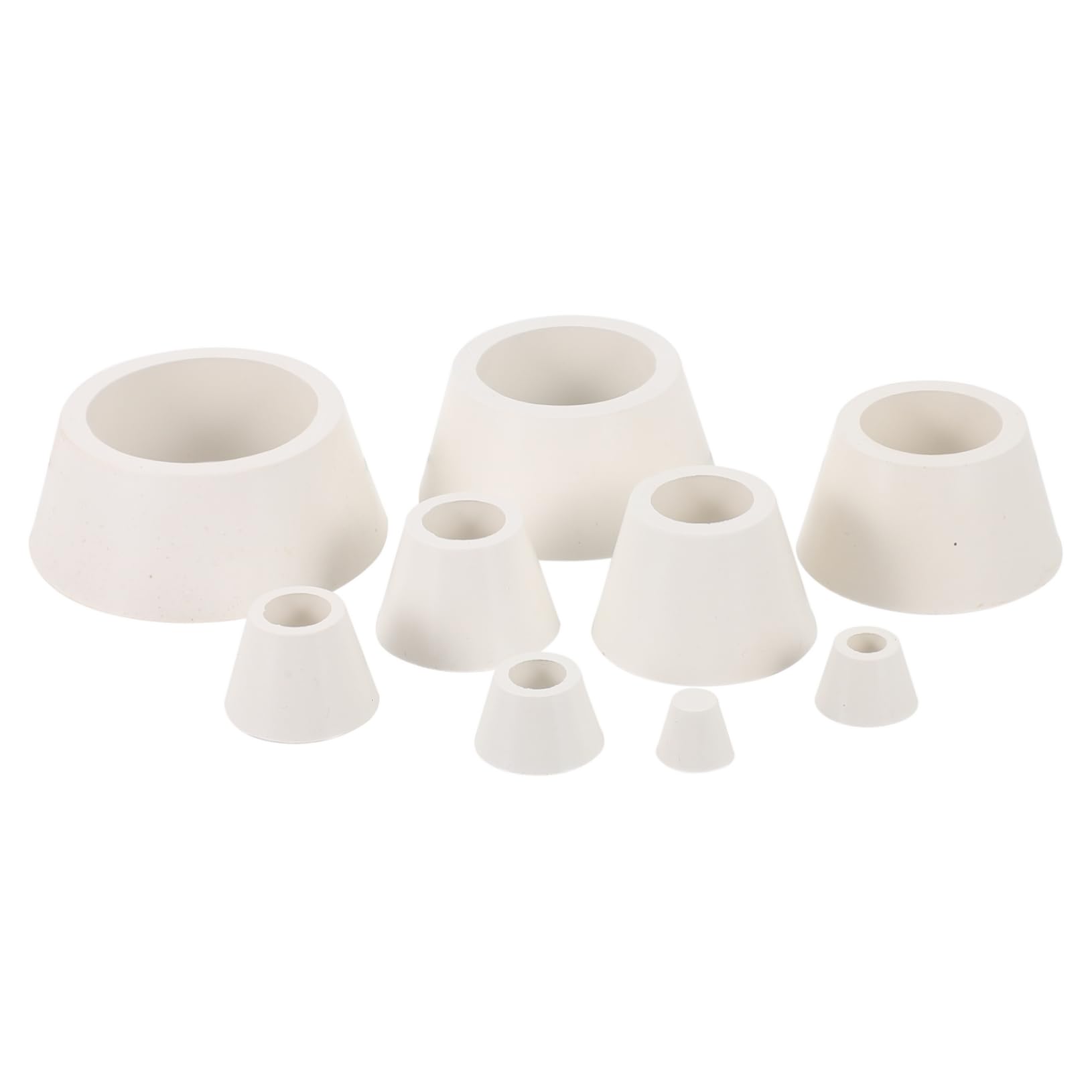 OUNONA 1set Buchner Funnel Adapter Set Rubber Gaskets for Laboratory Glassware Filtration Easy to Clean Tapered Collars for Secure Liquid Transfer and Prevention