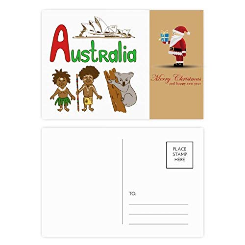 Cartes postales Australie lot de 20 avec symboles nationaux souvenirs
