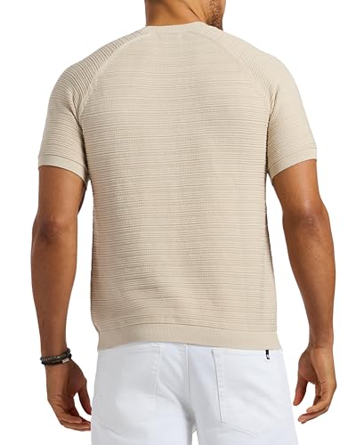 Buffalo David Bitton Men's Short Sleeve Sweater Knit Casual Crew Neck3