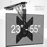 VIVO Electric Ceiling TV Mount for 23 to 55 inch Screens, Flip Down Motorized Pitched Roof VESA Mount, MOUNT-E-FD55 - Image 2