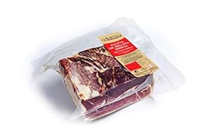 aBeiou. 1 kg Iberico Eichel Schinken Schulter ohne Knochen Vakuum. Iberischer Schinken. Reifezeit +30 Monate in Guijuelo (Spanien). Hycer Garantiezertifikat.