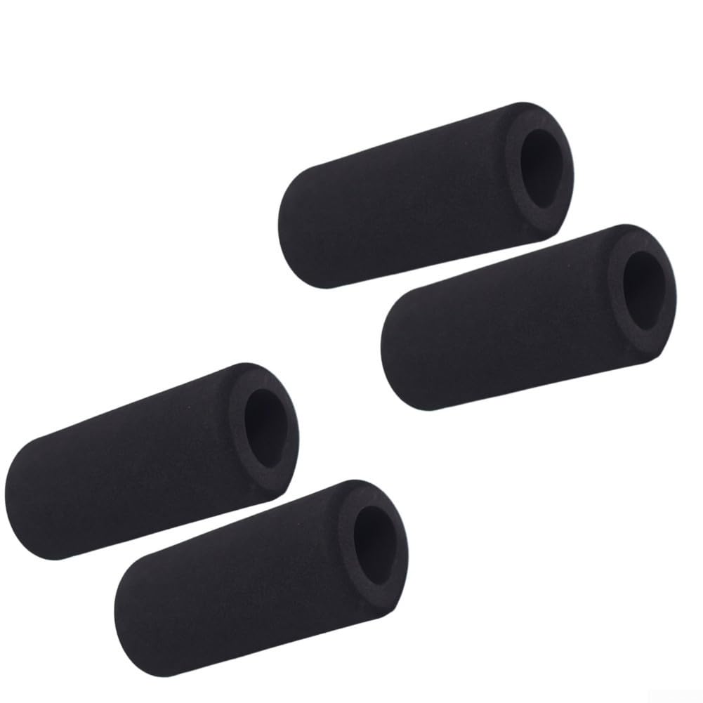 High Density Leg Extension Foam Pads Replacement Rollers for Gym Machines, Thick Foot Tubes for Inversion Table Leg Supports, Home Workout Machine Padding with 50mm Inner Diameter(4PCS)