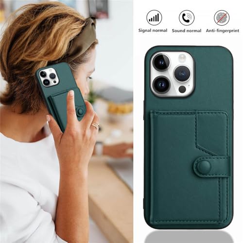 Étui portefeuille iPhone 13 Pro Max or rose antichoc en silicone - 6
