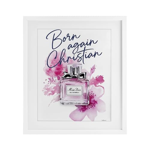 Impression encadrée Born Again Christian pour la décoration élégante du salon
