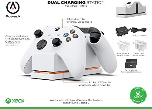 PowerA Dual Charging Station for Xbox Series X|S - White - 1