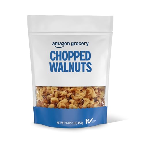 15% coupon - Amazon Chopped Walnuts, 16 Ounce
