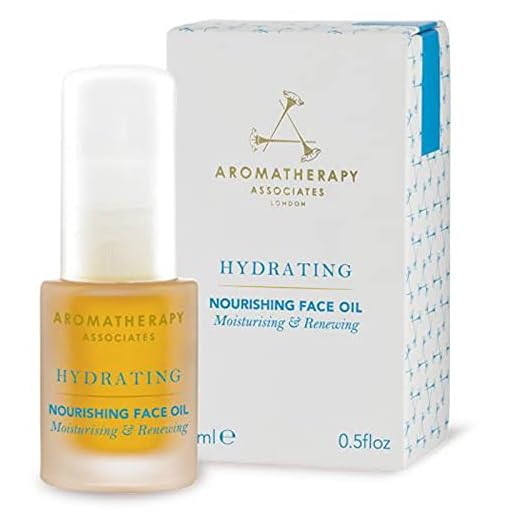 Aromatherapy Associates Hydrating Nourishing Face Oil. Replenish Dehydrated Skin for a Youthful Radiance. Made with Evening Primrose and Rose Essential Oils (0.5 fl oz)