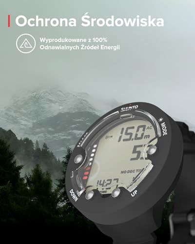 SUUNTO SS021645000 Dive Zoop Novo Komputer Nurkowy, Czarny