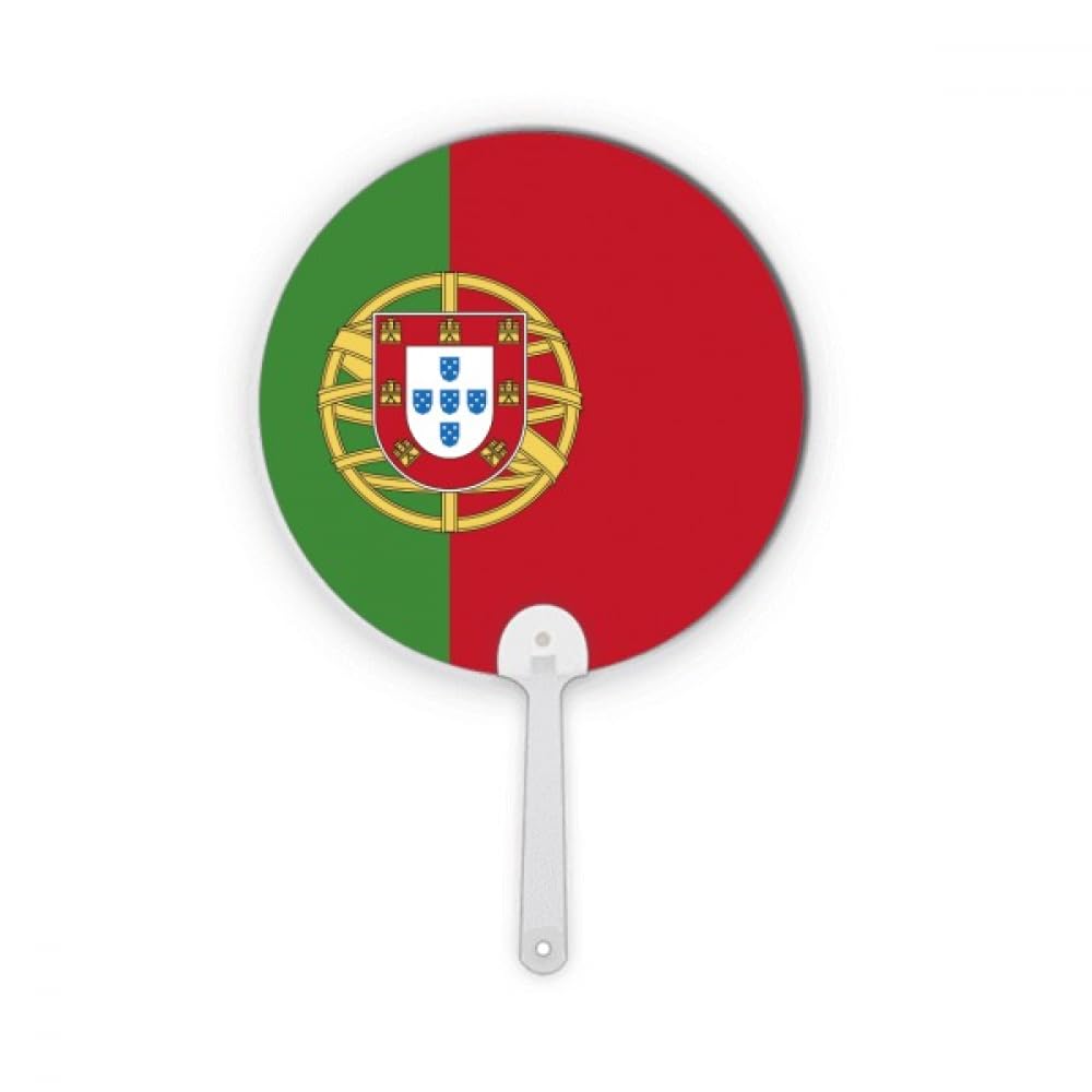 Drapeau Portugal rond en plastique : décoration artisanale UE