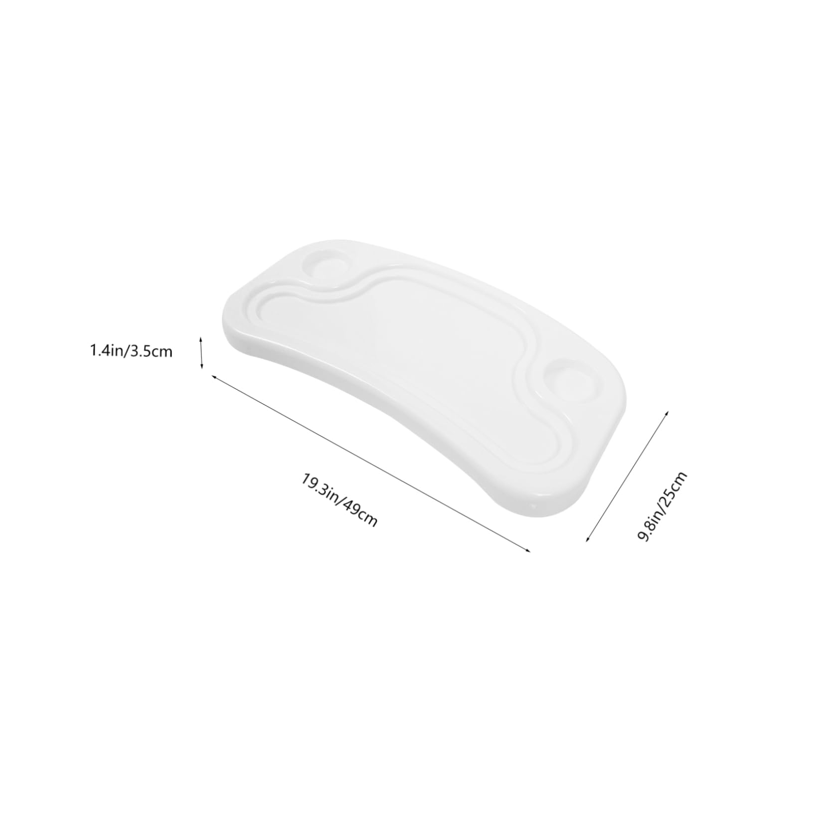 Toddmomy Vassoio per Seggiolone Facile da in Bianco Design Semplice e Delicato in Bianco Facile da Adatto a Ragazza e Ragazza per Pasti e Cena