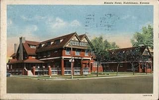 Bisonte Hotel Hutchinson, Kansas KS Original Antique Postcard 1948