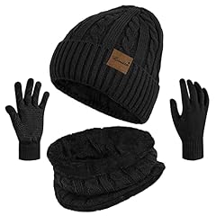 Black(hat+scarf+gloves)