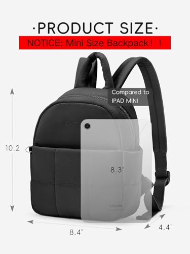 Image of WESTBRONCO Mini Backpack for Women Nylon Small Fashion Backpacks Purse Puffer Lightweight Backpacks for Travel, Shopping, Daily