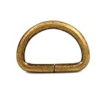 Generic Metal Bronze D Ring Buckle 1