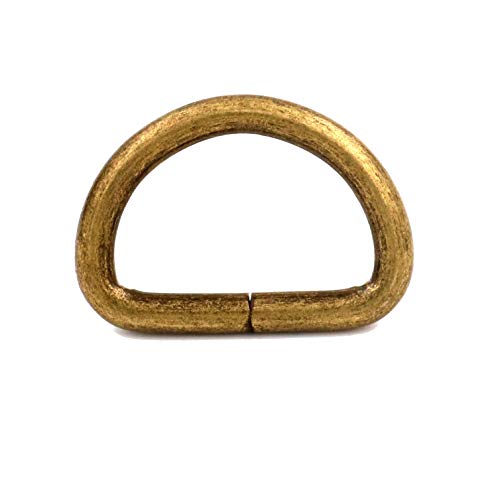 Metal Bronze D Ring Buckle 1