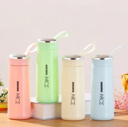 Image of Aider Nice Water Bottle 400ml Premium Glass, Multicolor