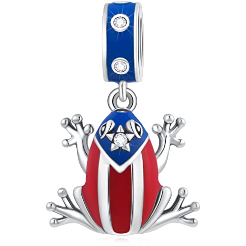 Animal Pets Charm-925 Sterling Silver Cute Rabbit, Night Owl Bird, Flying Pig, Myth Unicorn, Peace Bird Pigeon, Manta Ray, Bear, Frog, Black Butterfly Beads, fits European Charms Bracelet, Gifts for Daughter/Mom2