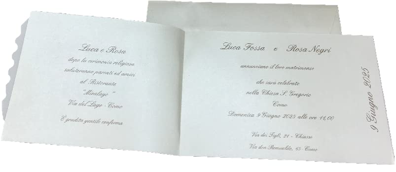 Invitations mariage 315305 sur mesure : solution complète de 50 participations noces - 3