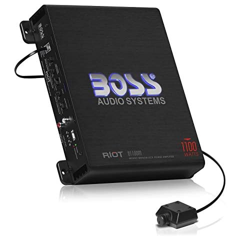 Amplificador de audio Boss R1100M para coche con 1 canal y 1100 W Cover