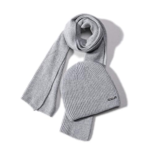 Harikery knit beanie hat scarf set for women winter knit long scarf neck warmer stylish beanie...